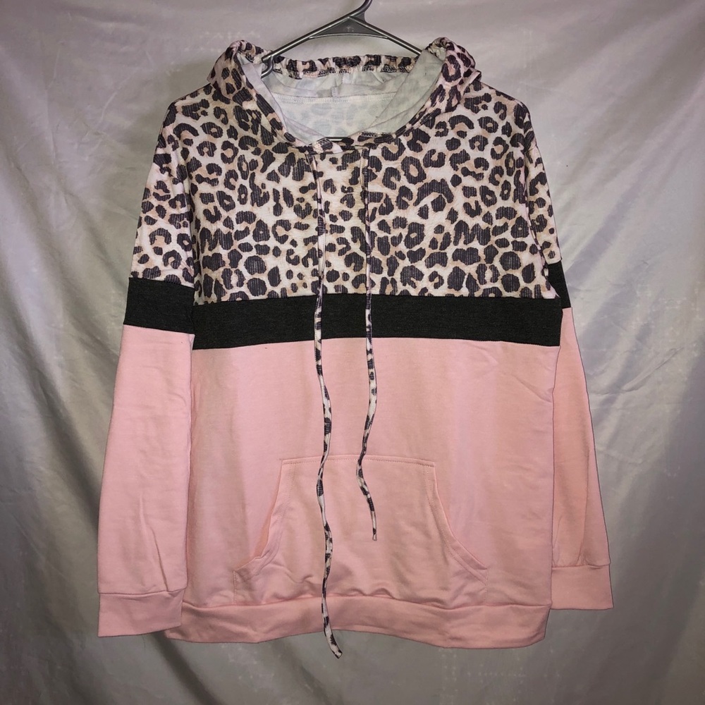 Color block hoodie